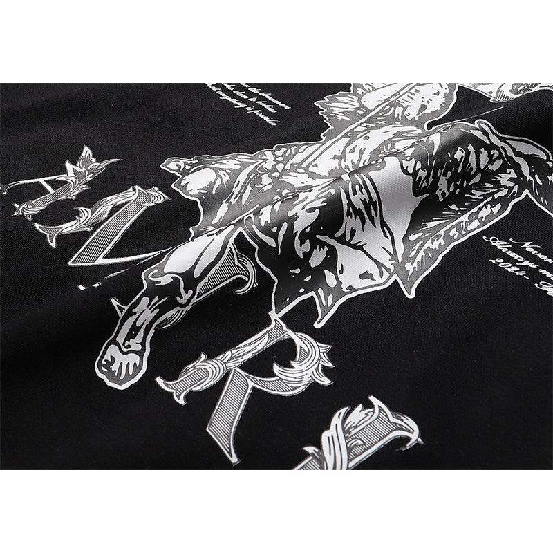 Amiri Hoodie High Street Fashion Prints