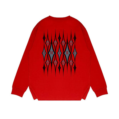 Amiri Long Sleeved Shirt Printed Trendy Pure Cotton