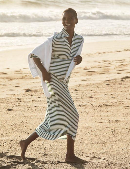 EMMA Green and White Stripe, Vintage Jersey