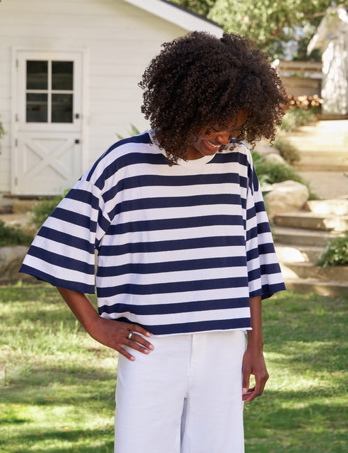 PRESLEY Nautical Rugby Stripe, Vintage Jersey
