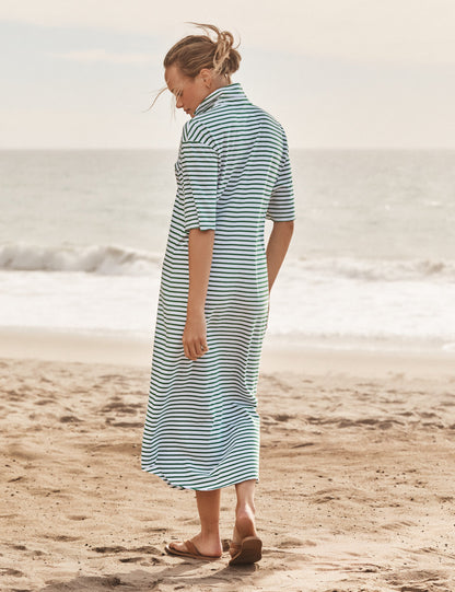 EMMA Green and White Stripe, Vintage Jersey