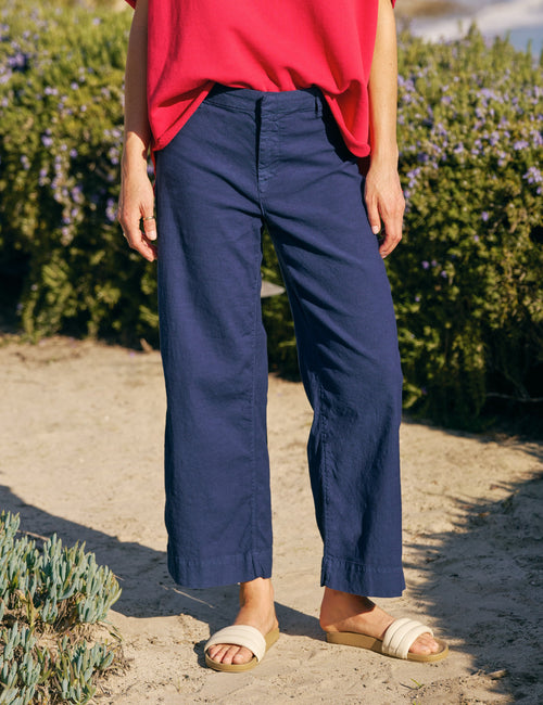 WEXFORD Summer Navy, Italian Performance Linen