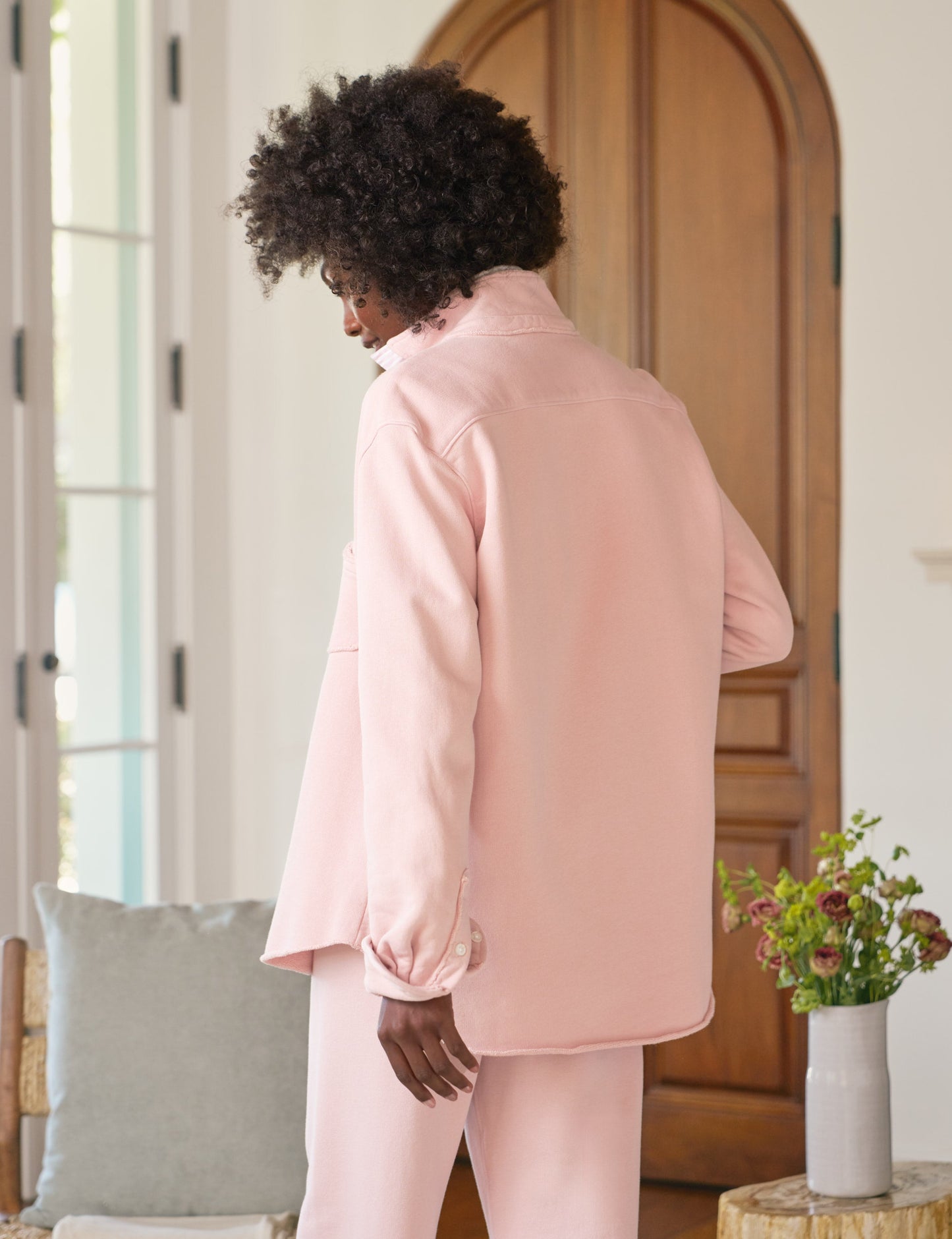 EILEEN Antique Pink, Triple Terry