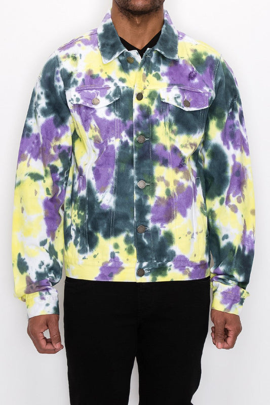 Tie Dye Denim Jacket