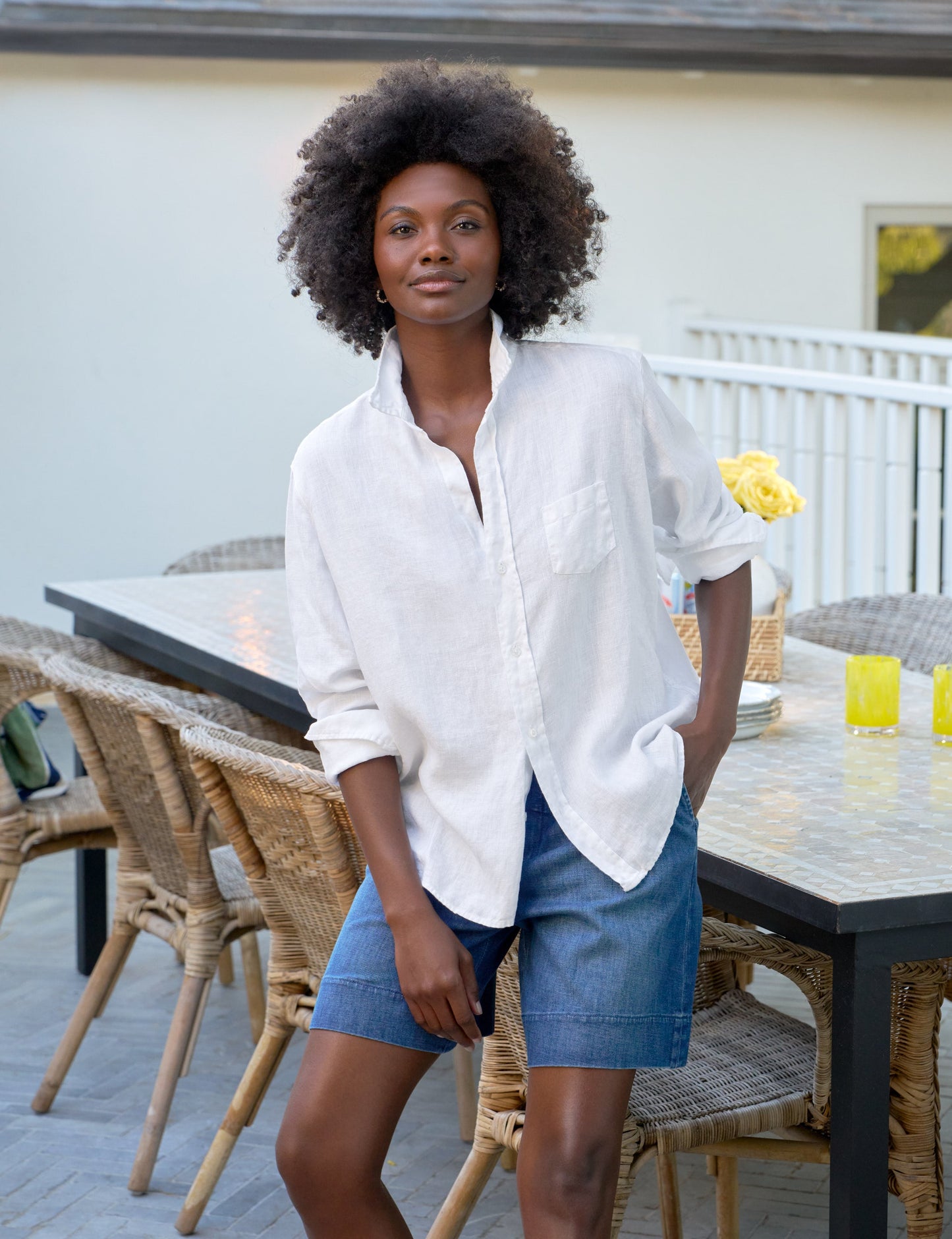EILEEN White, Washed Linen