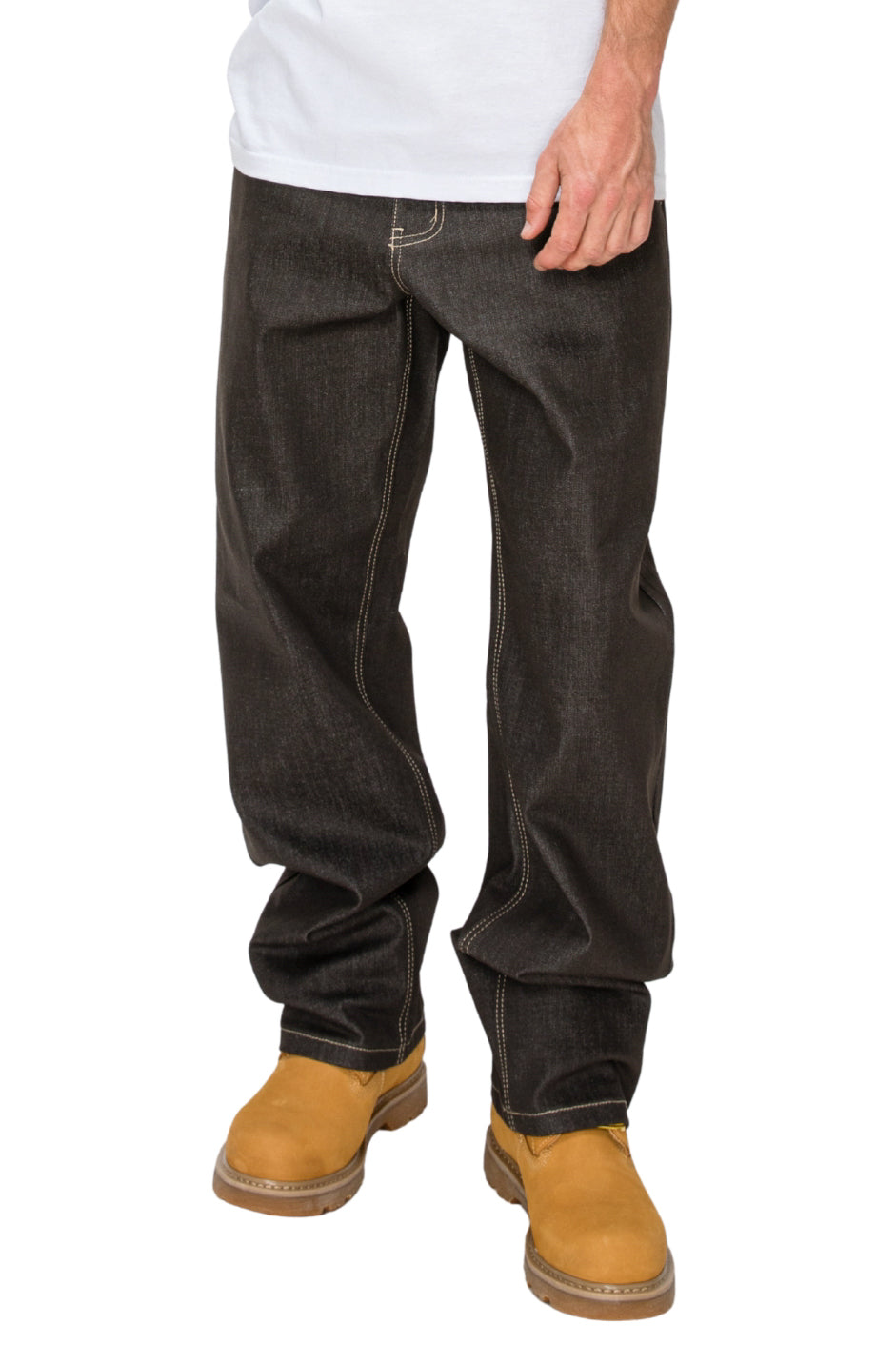 TERRA Essential Baggy Raw Denim Jeans