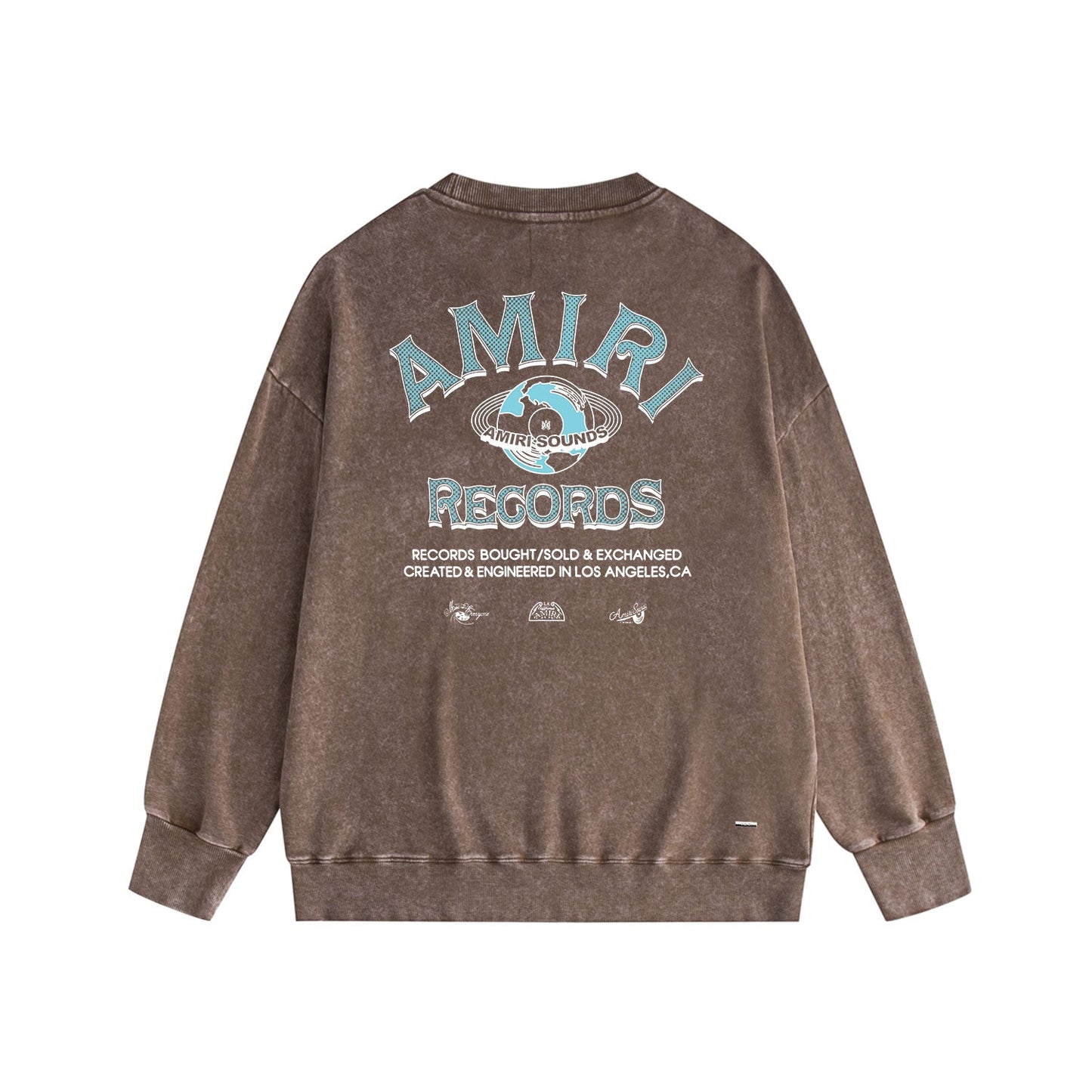 Amiri Distressed Sweatshirt Printed Trendy Pure Cotton