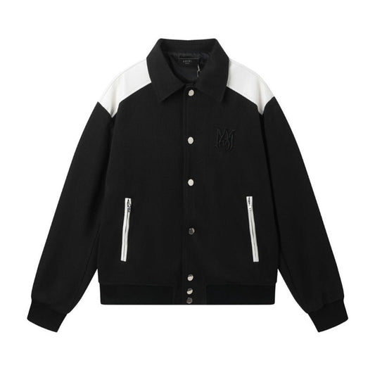 Amiri Jacket Spring and Autumn Jacket Men's and Women's Same