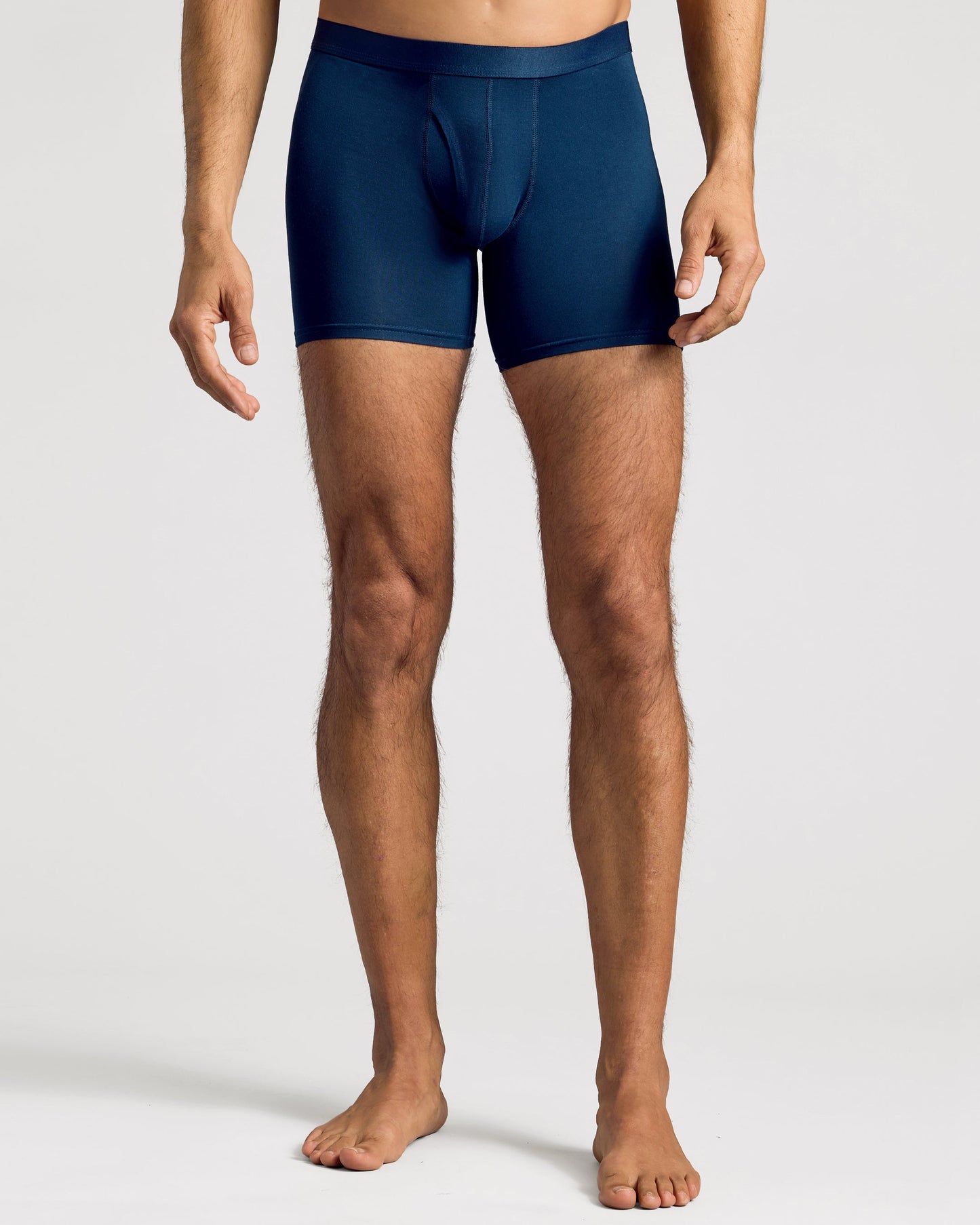 Navy Boxer Briefs W/ Fly 3-Pack 2025