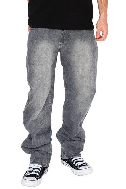 ATLAS Essential Baggy Denim Jeans - Stone Black