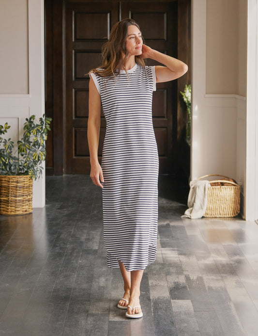 CORY Navy French Stripe, Vintage Jersey