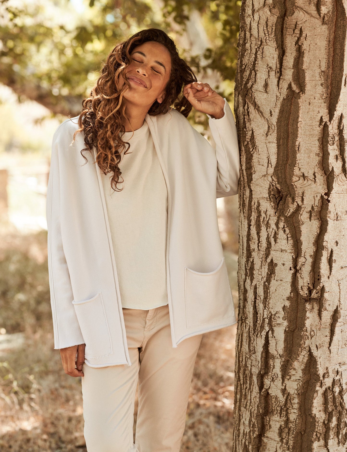 BARBARA Vintage White, Triple Terry