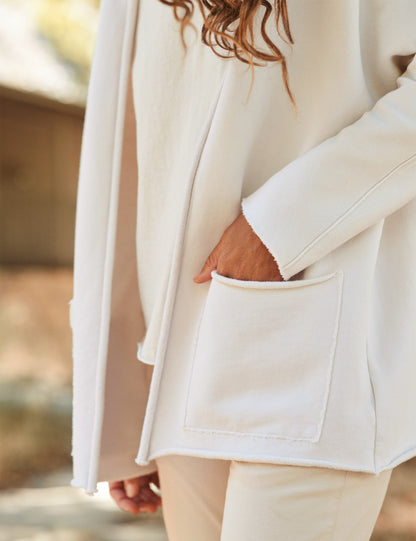 BARBARA Vintage White, Triple Terry