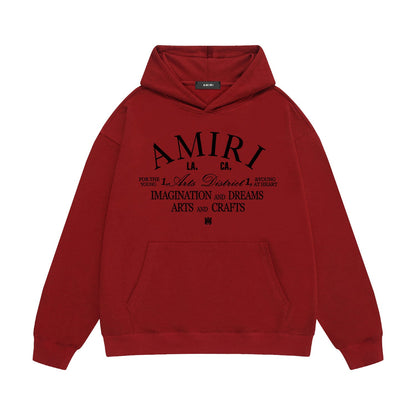 Amiri Hoodie Printed Trendy Pure Cotton