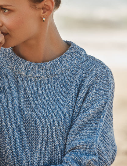 MONTECITO SWEATER Coast, Pure Italian Cotton