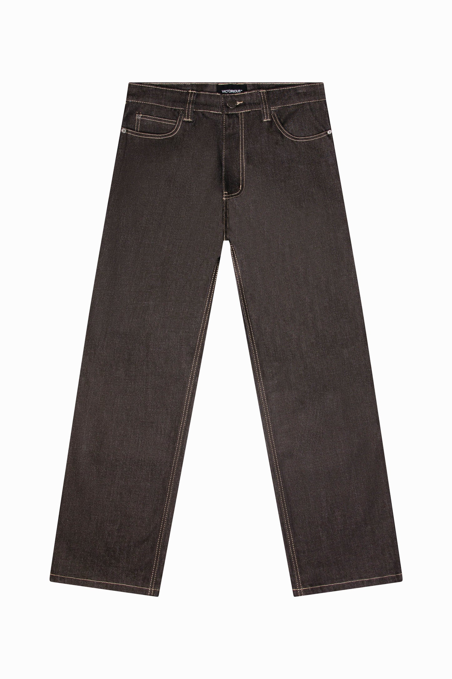 TERRA Essential Baggy Raw Denim Jeans