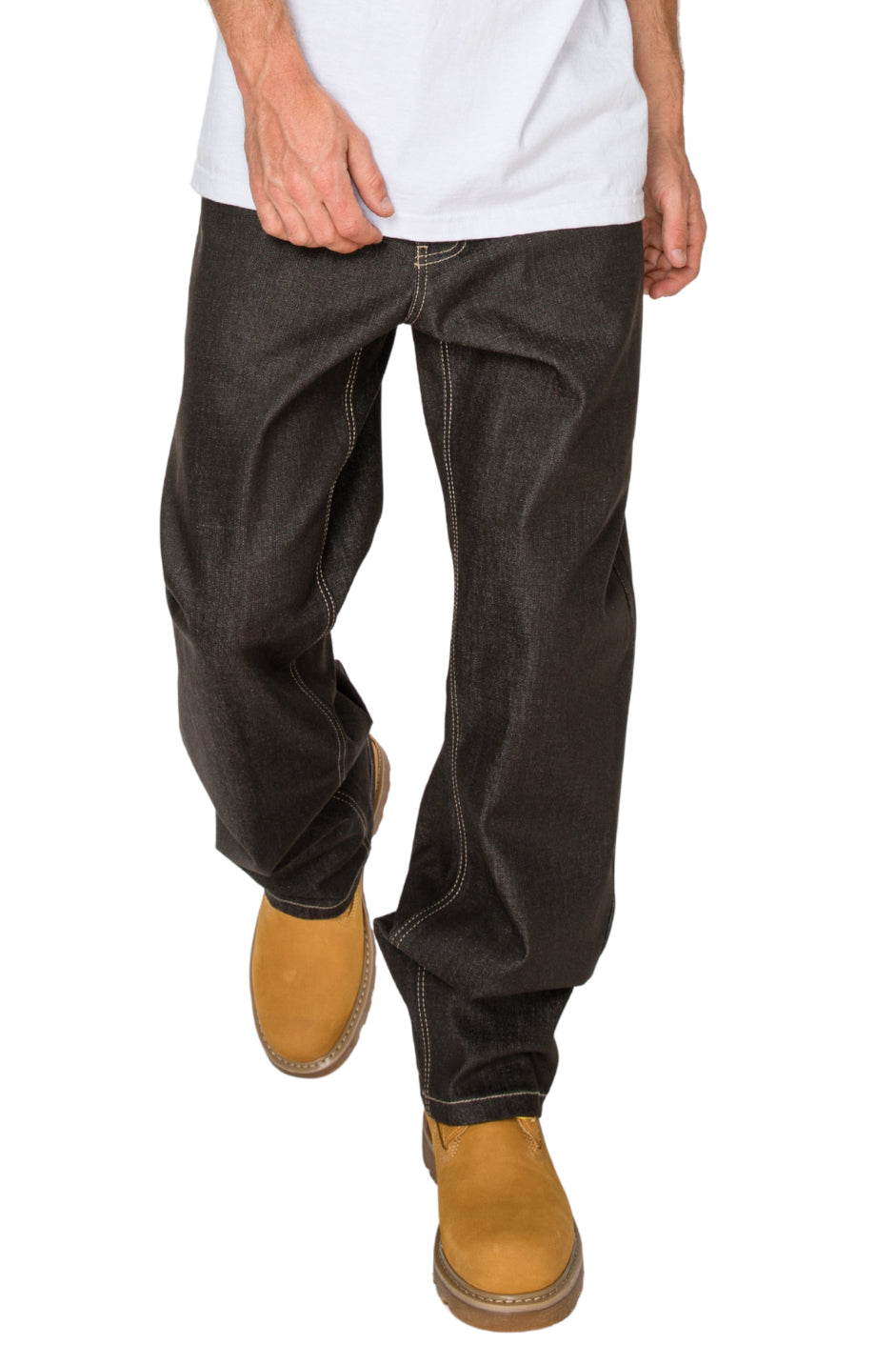 TERRA Essential Baggy Raw Denim Jeans