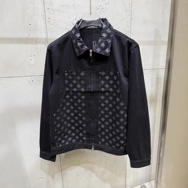 Amiri Jacket Spring and Autumn Denim Jacket Men's and Women's