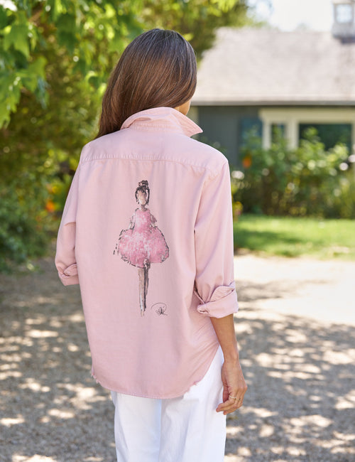 EILEEN Oromis on Pink Denim, Famous Denim