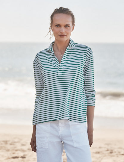 PATRICK Green and White Stripe, Vintage Jersey