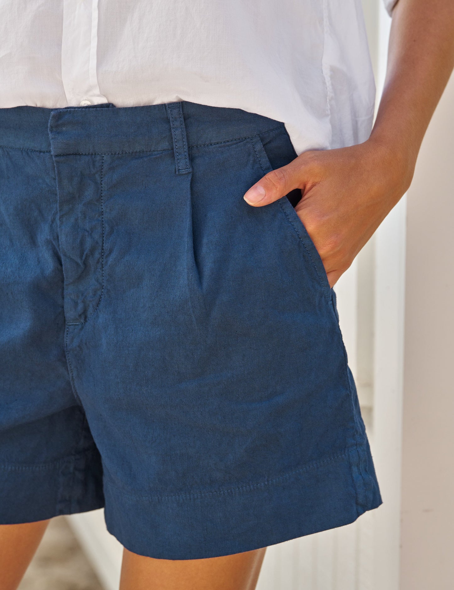 WATERFORD Summer Navy, Italian Performance Linen