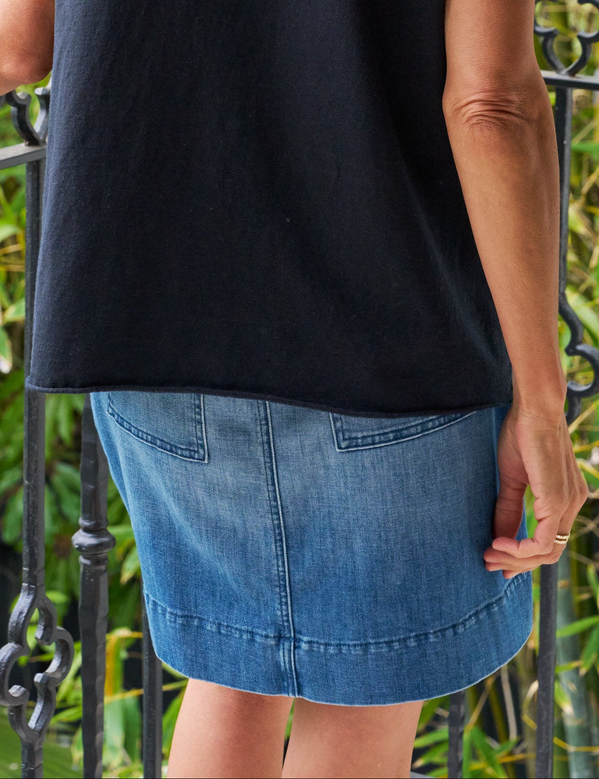 JAMESON SKIRT 1968 Wash, Italian Dream™ Light Denim