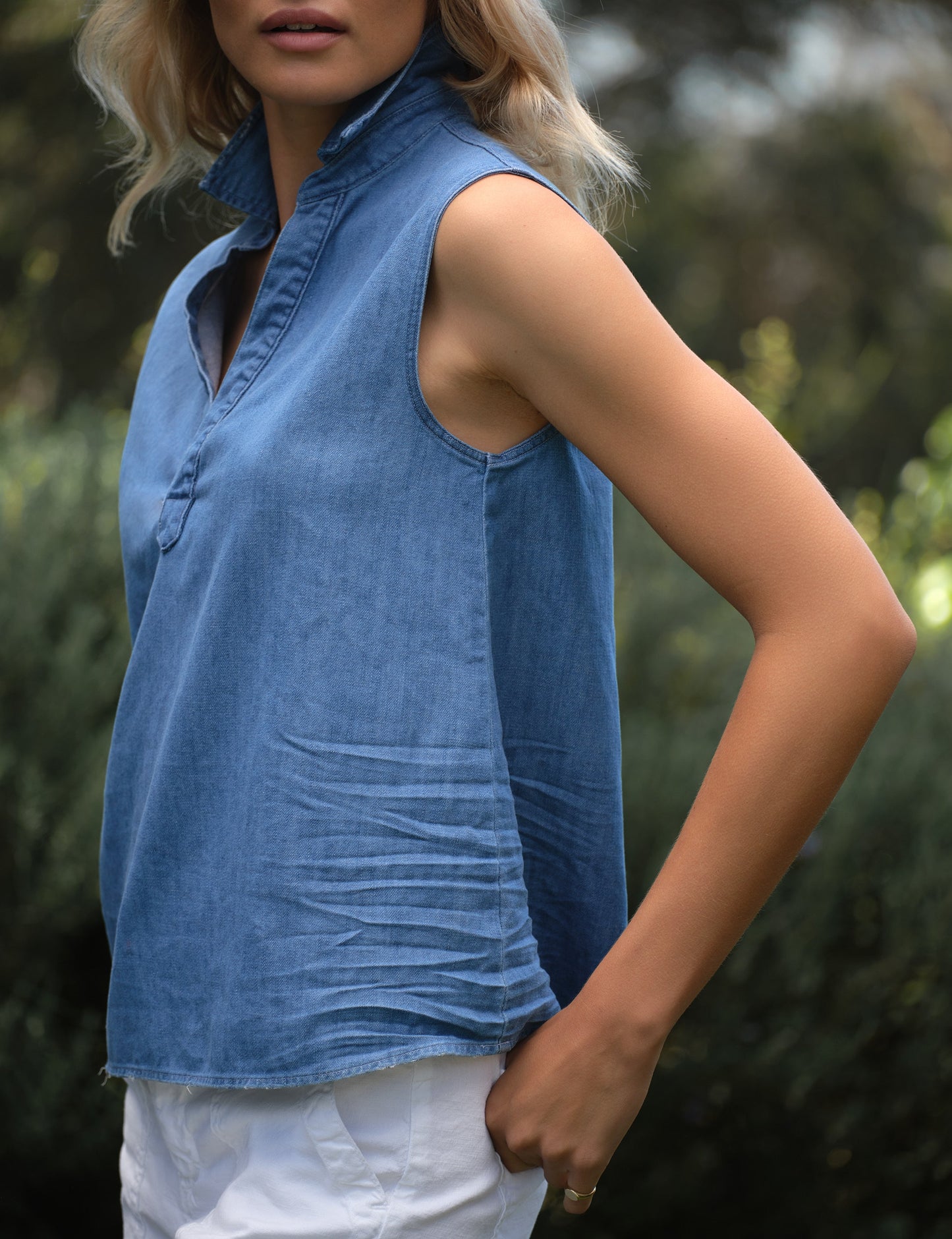 OLIVIA Vintage Stonewashed Indigo, Famous Denim