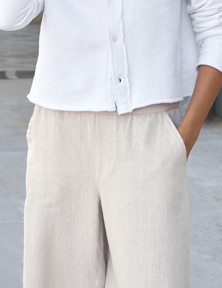 MAISIE Sand, Washed Linen