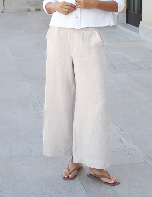 MAISIE Sand, Washed Linen