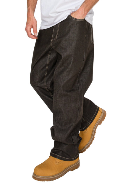 TERRA Essential Baggy Raw Denim Jeans
