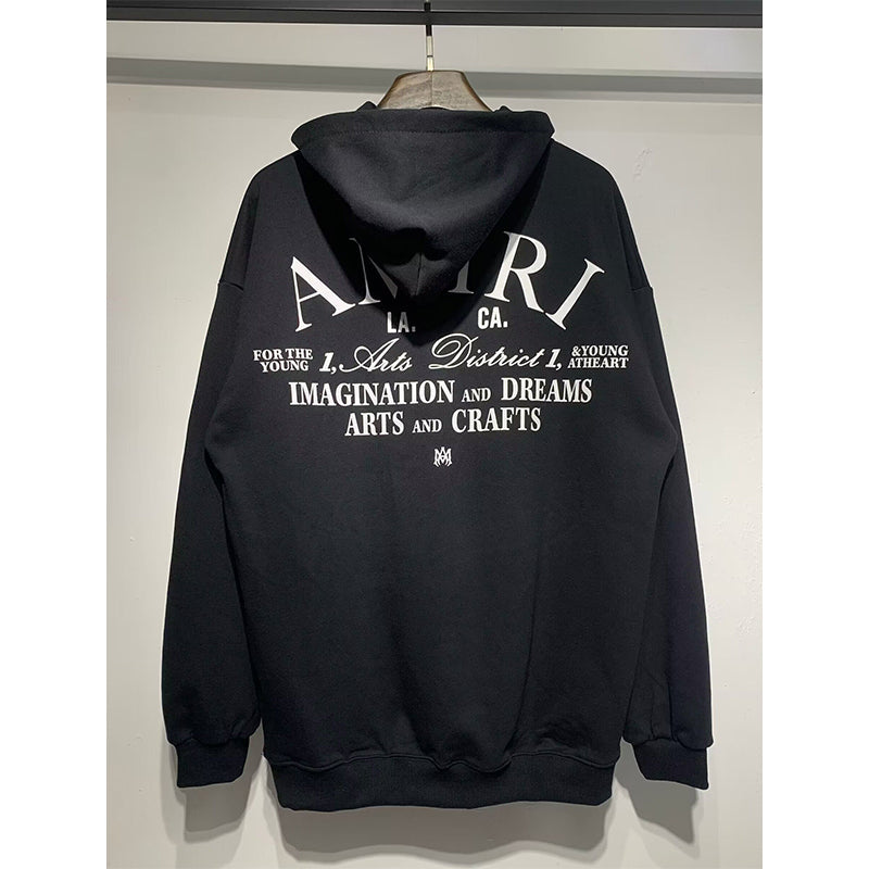 Amiri Hoodie High Street Fashion Prints