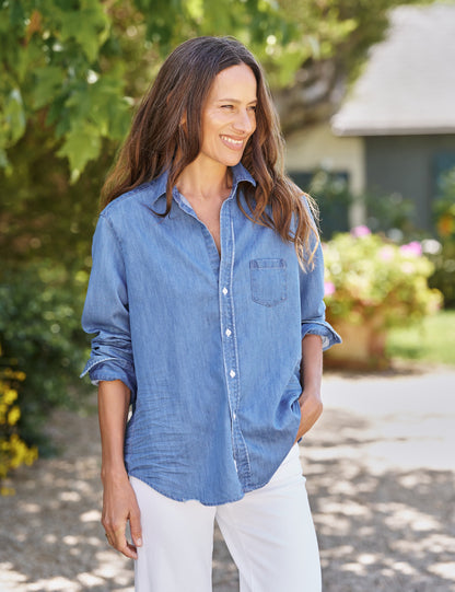 EILEEN Seraphine on Indigo Denim, Famous Denim