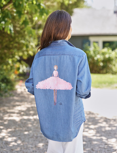 EILEEN Seraphine on Indigo Denim, Famous Denim
