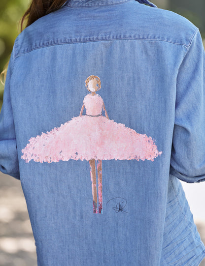 EILEEN Seraphine on Indigo Denim, Famous Denim