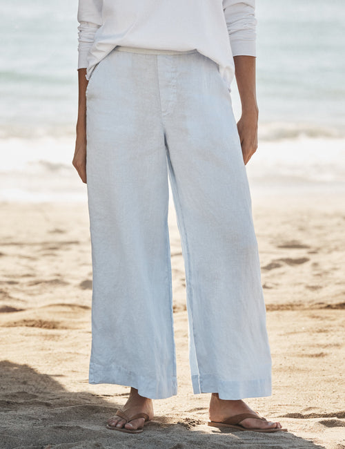 MAISIE French Blue, Washed Linen