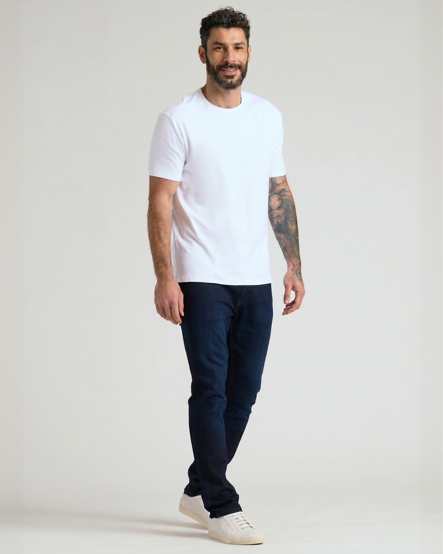Pima Cotton Blend Crew 2-Pack