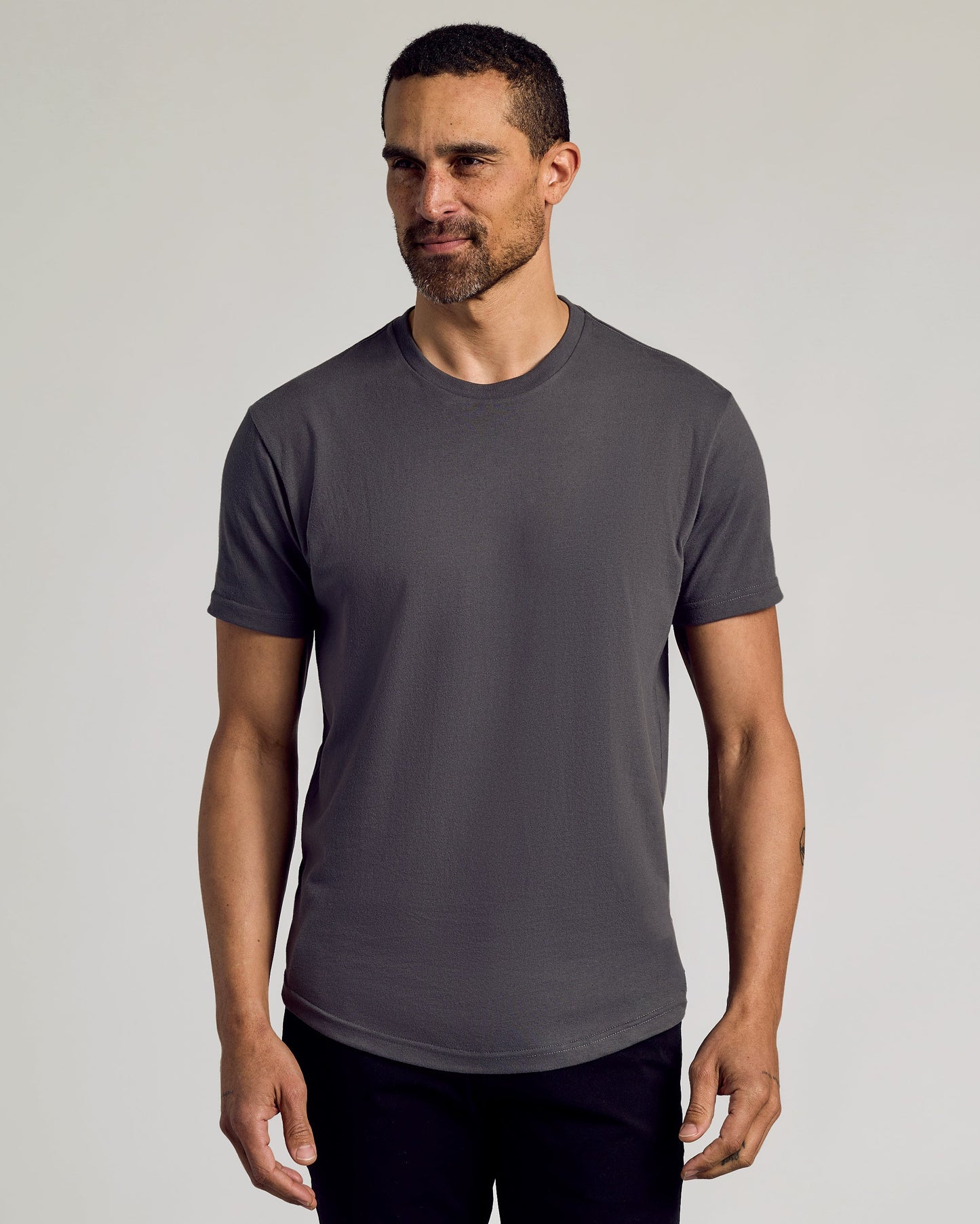 Classic Curved Hem Crew Neck 10-Pack