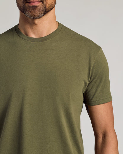 Classic Curved Hem Crew Neck 6-Pack
