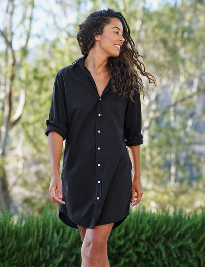 MARY Black, Italian Featherweight Poplin