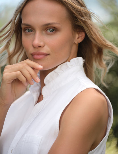 FIONA RUFFLE White, Famous Denim
