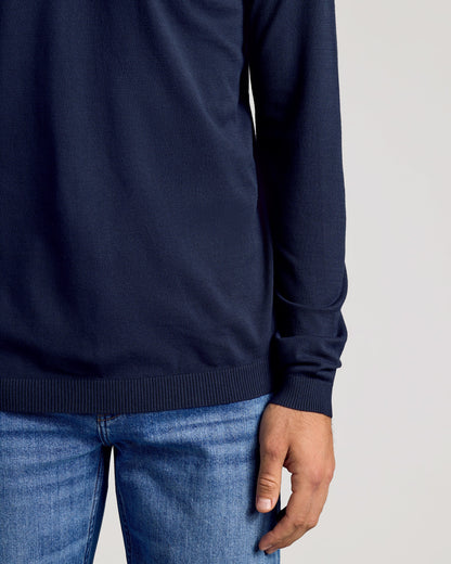 Black & Navy Crew Neck Sweater 2-Pack
