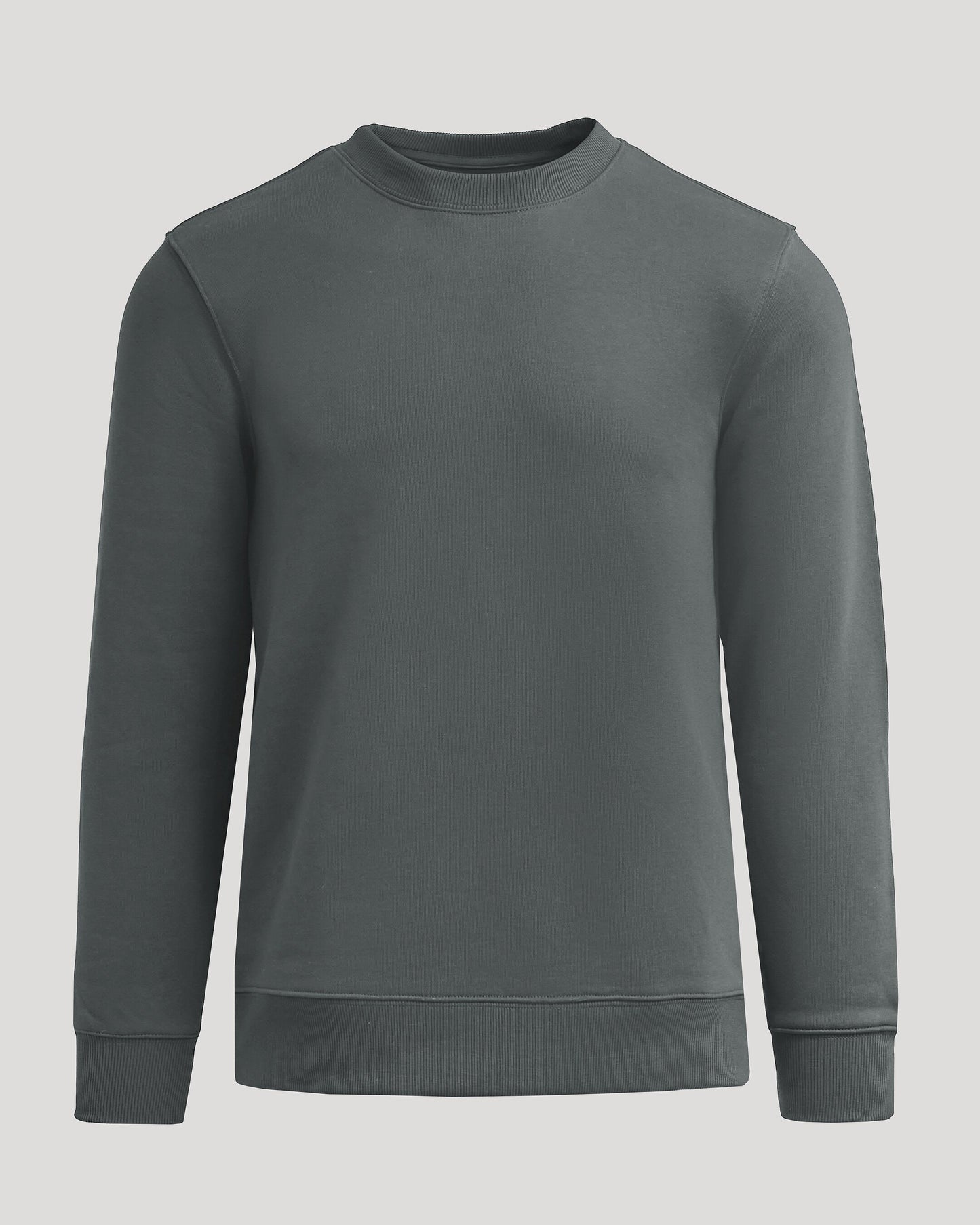 Carbon Fleece French Terry Pullover Crew Neck