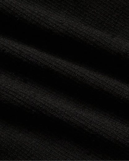 Womens Black Ribbed High Neck Tank 3-Pack