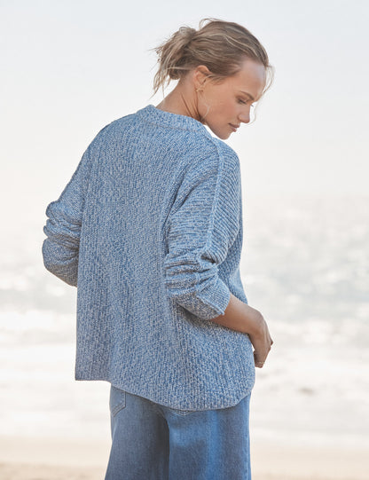 MONTECITO CARDIGAN Coast, Pure Italian Cotton