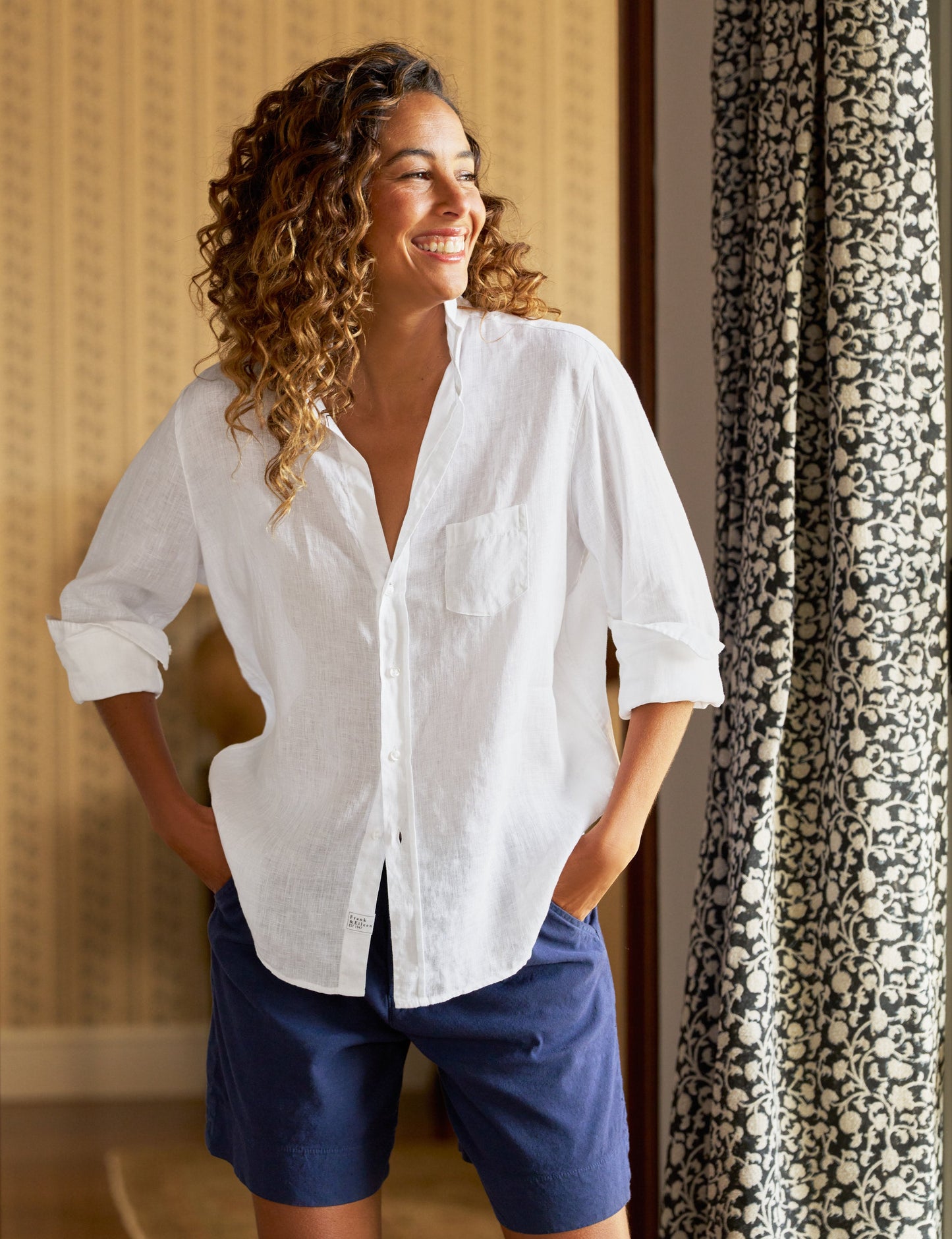 EILEEN White, Italian Classic Linen