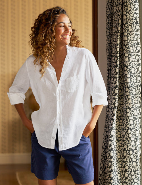 EILEEN White, Italian Classic Linen