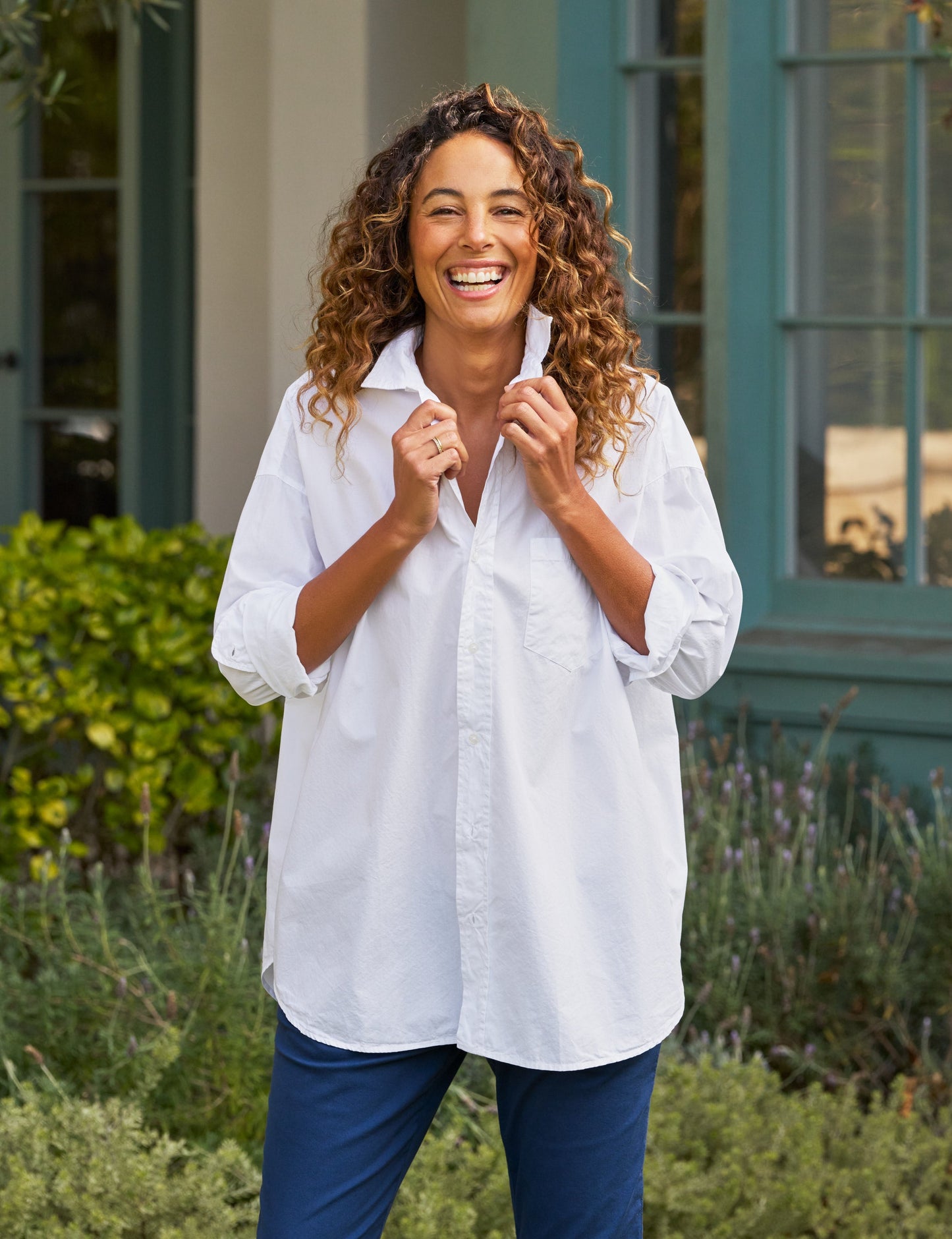 SHIRLEY White, Everyday Poplin