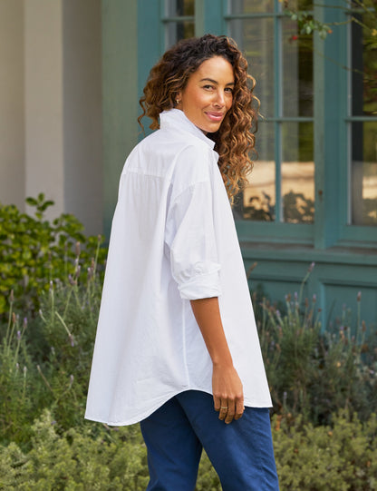 SHIRLEY White, Everyday Poplin