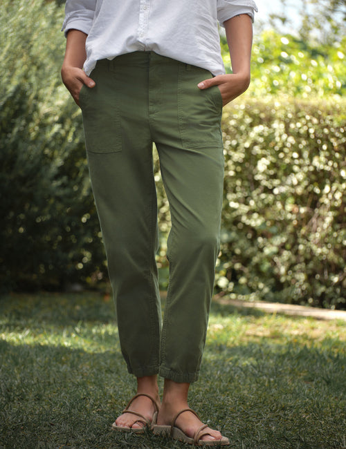 JAMESON Army, Italian Peached Twill