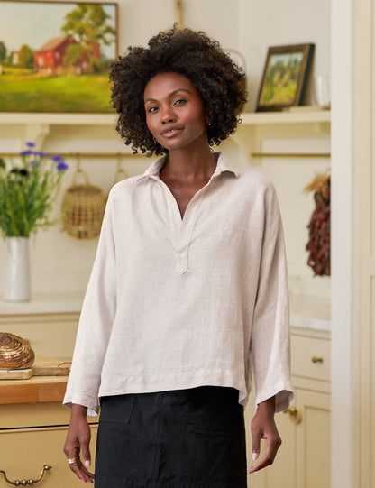 JAMESON SKIRT Black, Italian Performance Linen